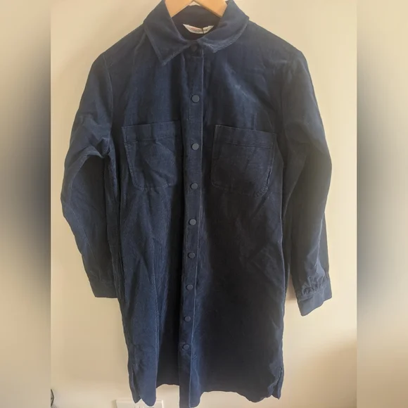 Bnwt John Lewis anyday corduroy shirt dress size small - Picture 2 of 9